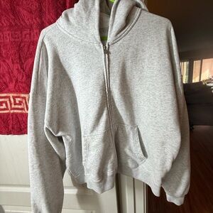 Hollister Light Gray Hoodie